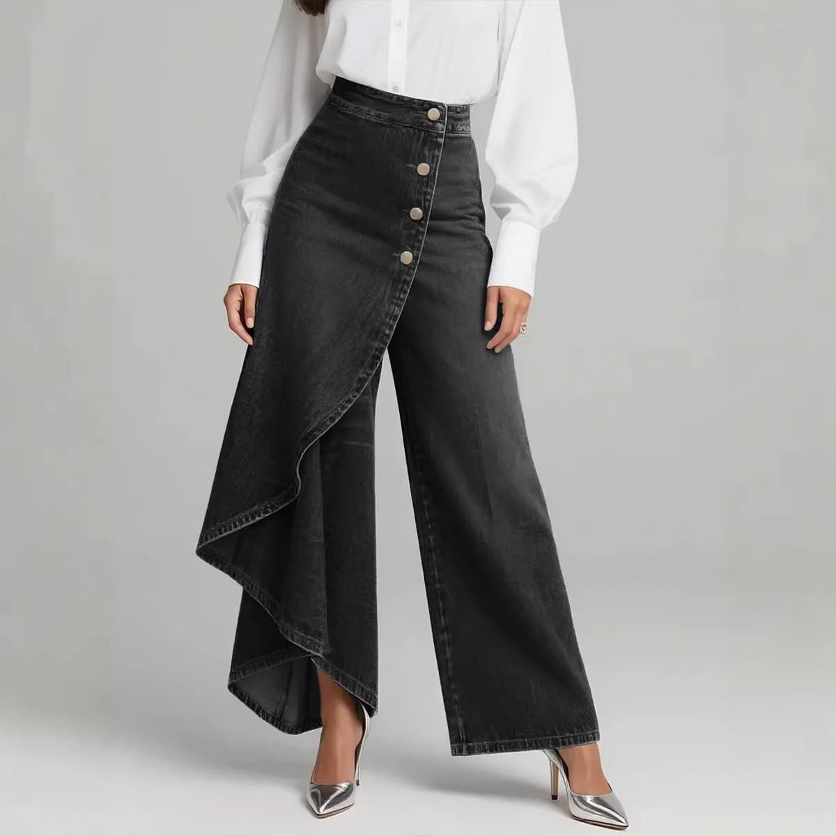 Unique Straight-leg Pants Fashion Jeans Clothing