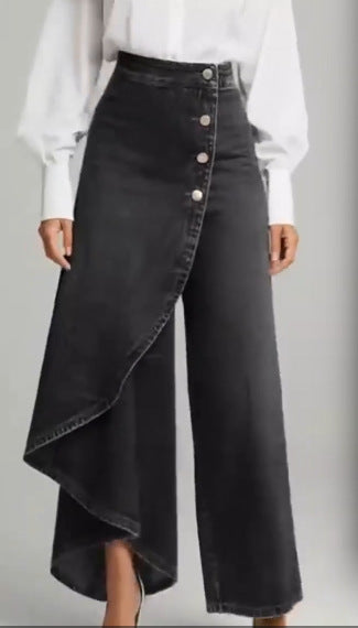 Unique Straight-leg Pants Fashion Jeans Clothing