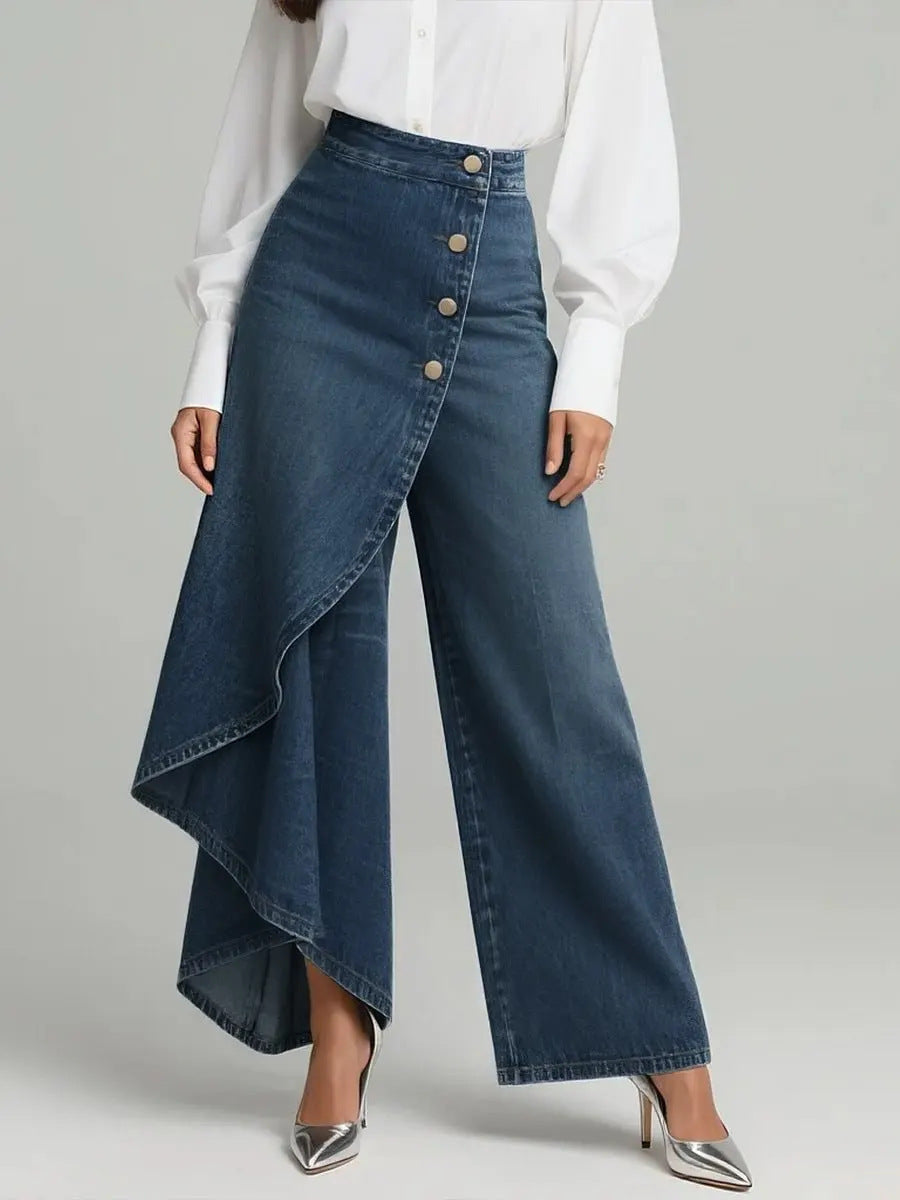 Unique Straight-leg Pants Fashion Jeans Clothing
